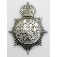 Bradford City Police Helmet Plate - King's Crown (Non Voided Centre)