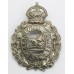 Bradford City Police Wreath Helmet Plate - King's Crown 