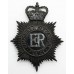 Hampshire & Isle of Wight Constabulary Night Helmet Plate - Queen's Crown