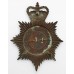 Hampshire & Isle of Wight Constabulary Night Helmet Plate - Queen's Crown