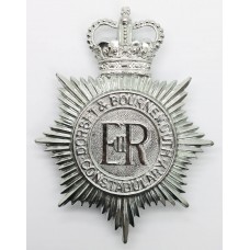 Dorset & Bournemouth Constabulary Helmet Plate - Queen's Crown