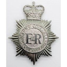 Devon & Cornwall Constabulary Helmet Plate - Queen's Crown