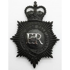 Hertfordshire Constabulary Night Helmet Plate - Queen's Crown