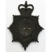 Hertfordshire Constabulary Night Helmet Plate - Queen's Crown