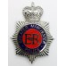 Greater Manchester Police Enamelled Helmet Plate - Queen's Crown