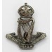 Royal Irish Regiment Officer's Silver Plated Cap Badge - King's Crown