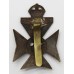 9th County of London Bn. (Queen Victoria's Rifles) London Regiment Cap Badge -King's Crown
