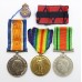 WW1 British War Medal, Victory Medal & WW2 Defence Medal Group with Diary and Boxes of Issue - Gnr. D.C.E. Cooke, 'A' Bty. H.A.C. (Artillery)