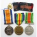 WW1 British War Medal, Victory Medal & WW2 Defence Medal Group with Diary and Boxes of Issue - Gnr. D.C.E. Cooke, 'A' Bty. H.A.C. (Artillery)