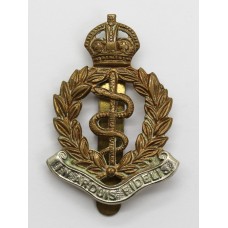 Royal Army Medical Corps (R.A.M.C.) Bi-metal Cap Badge - King's Crown