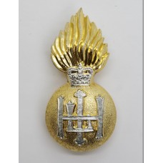 Royal Highland Fusiliers Anodised (Staybrite) Cap Badge - Queen's Crown