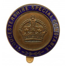 Gloucestershire Special Constabulary Special Constable Enamelled Cap Badge