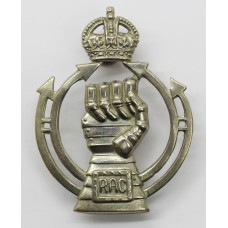 Royal Armoured Corps (R.A.C.) Cap Badge - King's Crown (2nd Pattern)