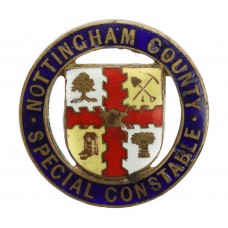 Nottingham County Special Constable Enamelled Lapel Badge
