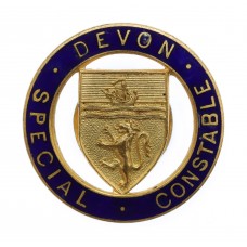 Devon Special Constabulary Special Constable Enamelled Lapel Badge