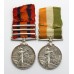 Queen's South Africa Medal (Clasps - Cape Colony, Paardeberg, Johannesburg) and King's South Africa Medal (Clasps - South Africa 1901, South Africa 1902) - Pte. H.G. Clarke, 2nd Bn. Lincolnshire Regiment