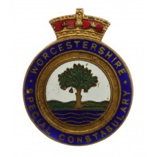 Worcestershire Special Constabulary Enamelled Lapel Badge