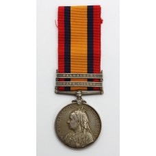 Queen's South Africa Medal (Clasps - Cape Colony, Paardeberg) - Cr. Sgt. C. Lilley, 2nd Bn. Lincolnshire Regiment