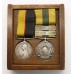 Queen's Sudan & Khedives Sudan (Clasps - The Atbara, Khartoum) Medal Pair - Pte. B. Coulson, 1st Bn. Lincolnshire Regiment