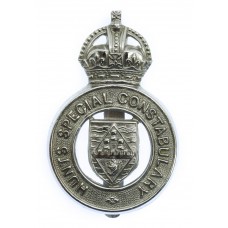 Hunts Special Constabulary Cap Badge - King's Crown