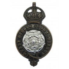 West Riding Constabulary Cap Badge - King's Crown