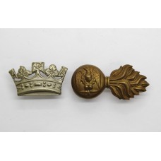 Victorian Royal Irish Fusiliers Collar Badge