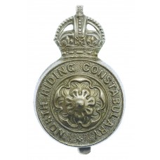 North Riding Constabulary Cap Badge - King's Crown