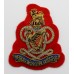 Queen's Royal Hussars Officer's Bullion Cap Badge
