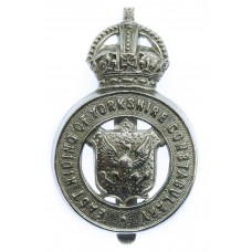 East Riding of Yorkshire Constabulary Cap Badge - King's Crown