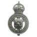 East Riding of Yorkshire Constabulary Cap Badge - King's Crown