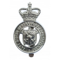 East Riding of Yorkshire Constabulary Cap Badge - Queen's Crown