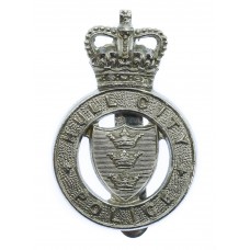 Hull City Police Cap Badge - Queen's Crown