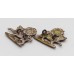 Pair of York and Lancaster Regiment Collar Badges