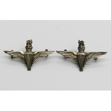 Pair of Parachute Regiment Collar Badges - King's Crown