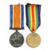 WW1 British War & Victory Medal Pair with Royal Life Saving Society Medal - Sjt. R. Russell, South Lancashire Regiment
