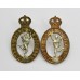Pair of Royal Corps of Signals Collar Badges - King's Crown