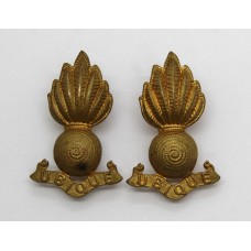 Pair of Royal Artillery Collar Badges