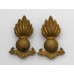 Pair of Royal Artillery Collar Badges