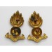 Pair of Royal Artillery Collar Badges