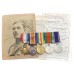 WW1 1914-15 Star Medal Trio, WW2 Defence Medal & George VI Police Long Service & Good Conduct Medal Group of Five - Cpl. H.F. Doswell, 22nd London Regiment & Military Foot Police