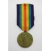WW1 Victory Medal - Pte. G. Glastonbury, The Queen's (Royal West Surrey) Regiment