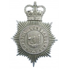 Bristol Constabulary Helmet Plate - Queen's Crown