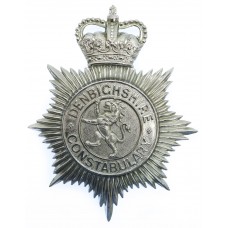 Denbighshire Constabulary Helmet Plate - Queen's Crown