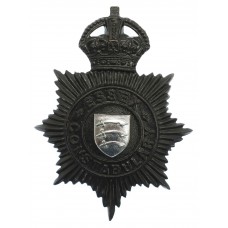 Essex Constabulary Night Helmet Plate - King's Crown