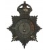 Essex Constabulary Night Helmet Plate - King's Crown