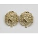 Pair of Falkland Islands Defence Force Anodised (Staybrite) Collar Badges