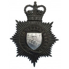 Norfolk Constabulary Night Helmet Plate - Queen's Crown