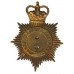 Norfolk Constabulary Night Helmet Plate - Queen's Crown