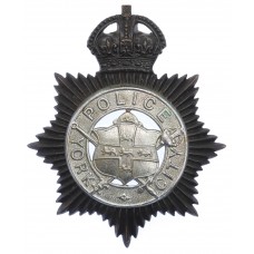 York City Police Night Helmet Plate - King's Crown