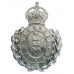 Guernsey Police Wreath Helmet Plate - King's Crown